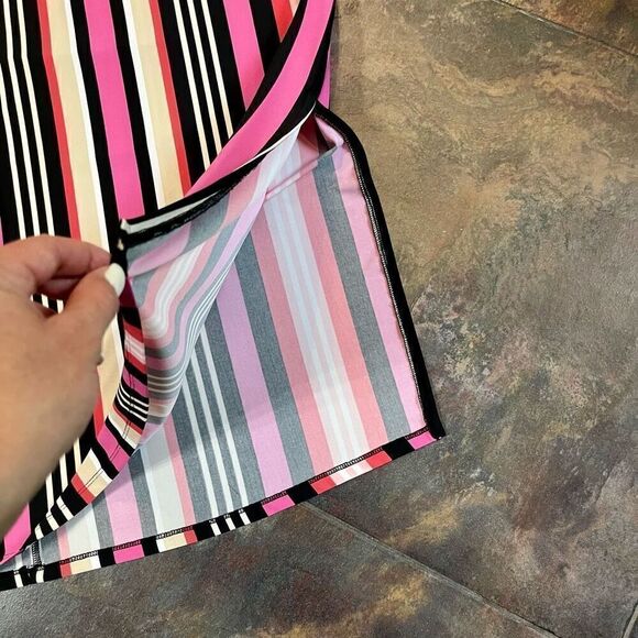 Lane Bryant Multicolored Halter Neck Swing Maxi Dress 18/20 - Picture 6 of 14